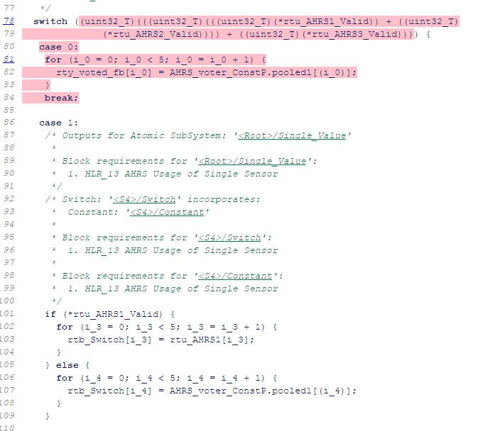 Figure 13. Missing code coverage.