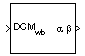 Direction Cosine Matrix Body to Wind to Alpha and Beta block