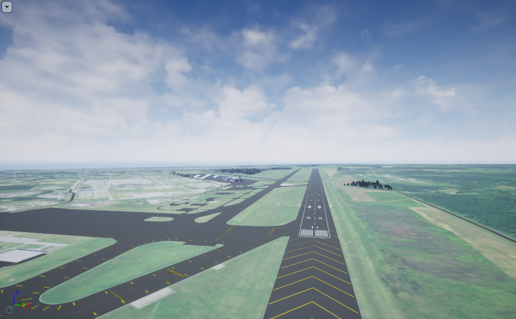 Griffiss Airport map scene