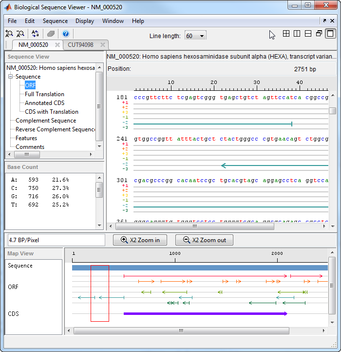 Sequence Viewer app