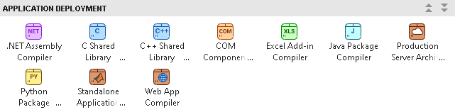 Application Deployment section of the Apps gallery