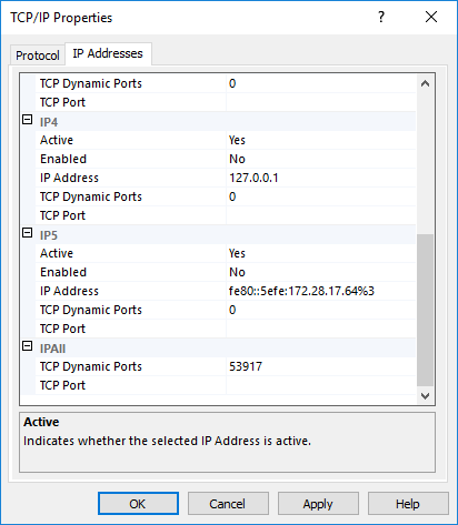 mysql database port