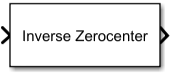 Inverse Zerocenter block