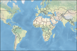 'landcover' basemap.