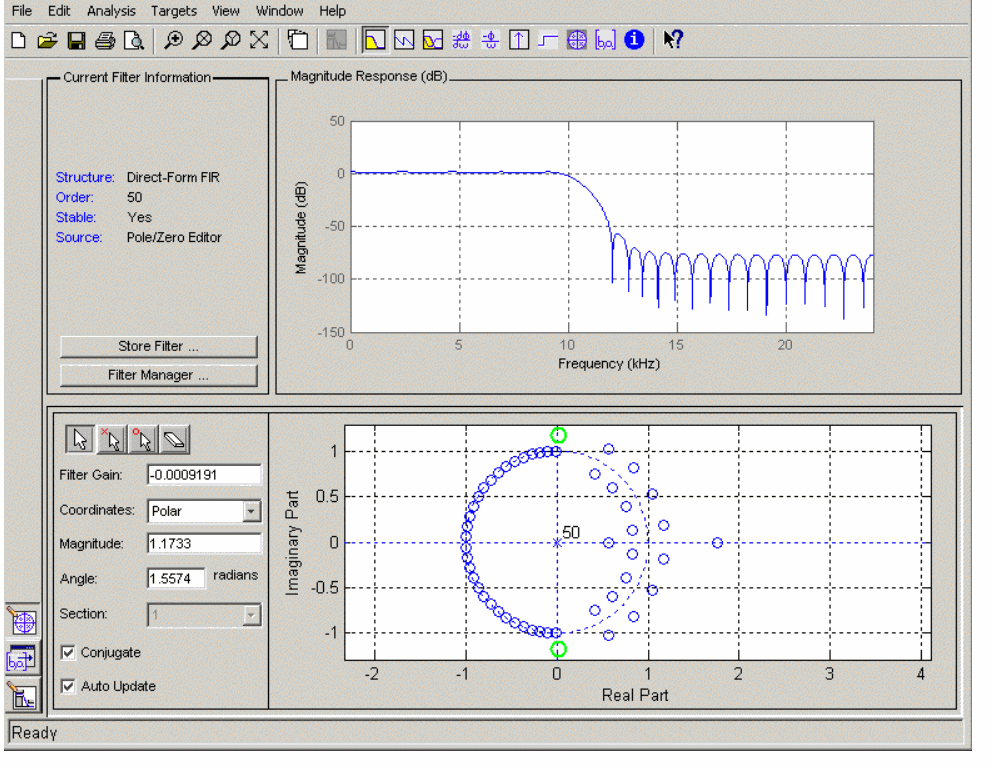 apply filter from filter designer matlab