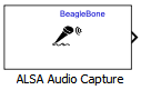 ALSA Audio Capture block