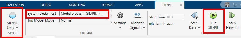 SIL PIL Manager configuration