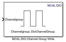 MCAL DIO Channel Group Write block