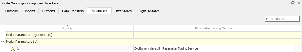 Default configuration of the code mappings by using dictionary default values