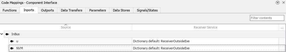 Default configuration of the code mappings by using dictionary default values