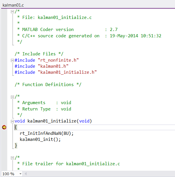 Debug Custom C/C++ Code - MATLAB & Simulink