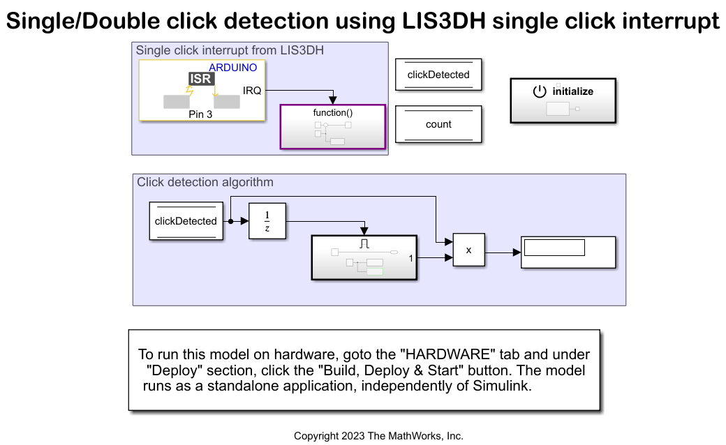 Single Click and Double Click Detection Using LIS3DH Single Click Interrupt