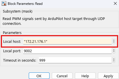 Read subsystem of the Quad_UAV_Dynamics.slx model.
