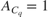 $A_{C_q}=1$