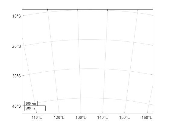 Figure contains an axes object with type mapaxes. The mapaxes object is empty.