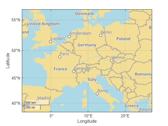 Figure contains an axes object with type geoaxes. The geoaxes object is empty.