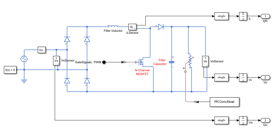 Design and Simulate Boost PFC Controllers - MATLAB & Simulink