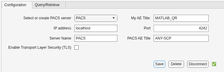 Details added in Configuration tab of the app.