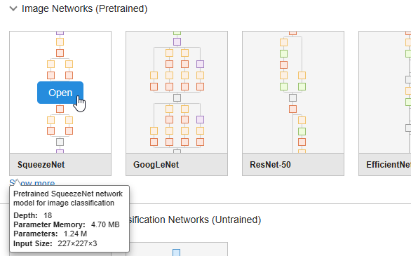 Prepare Network for Transfer Learning Using Deep Network Designer