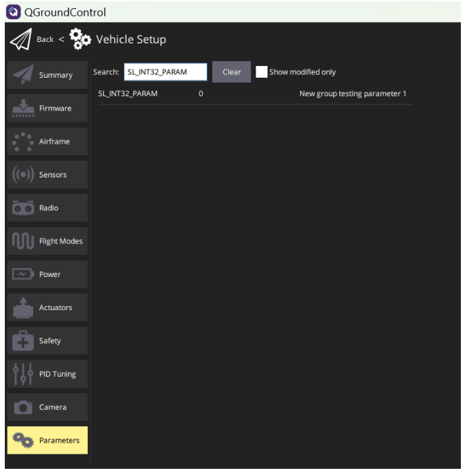 Getting Started with PX4 Write Parameter Block