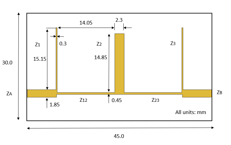 Design and Analyze Band Stop Filter Using pcbComponent