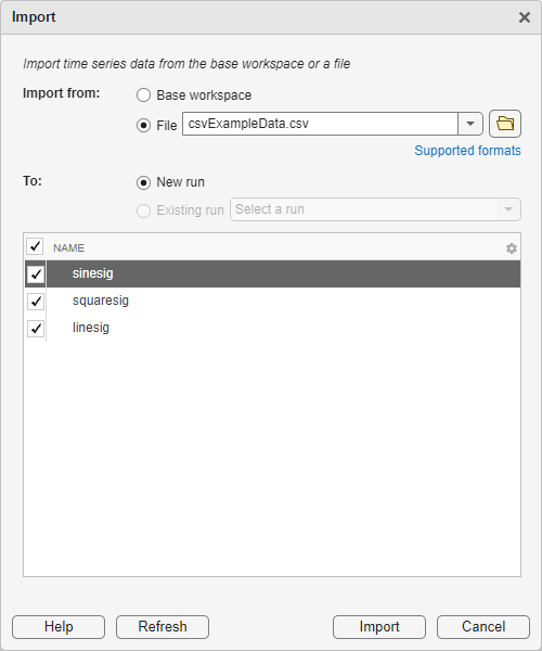 matlab import csv as string