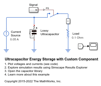 Ultracapacitor Energy Storage with Custom Component