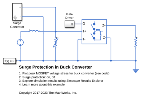 Surge Protection in Buck Converter