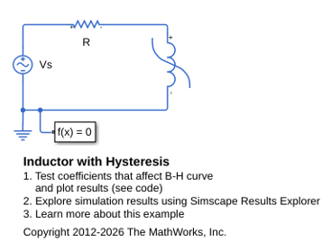 Inductor with Hysteresis