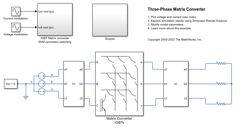 Three-Phase Matrix Converter