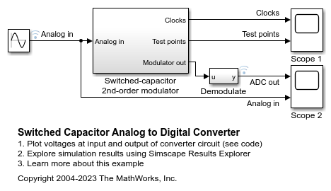 Switched Capacitor Analog to Digital Converter