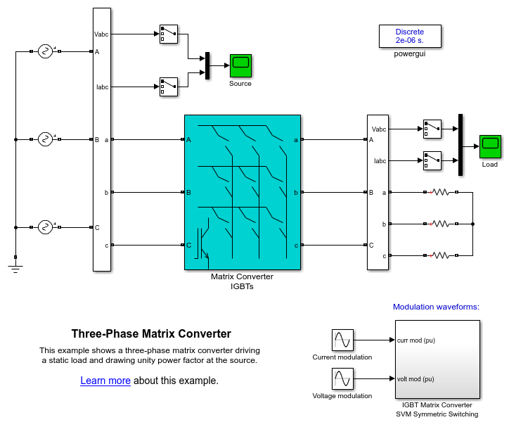 Three-Phase Matrix Converter