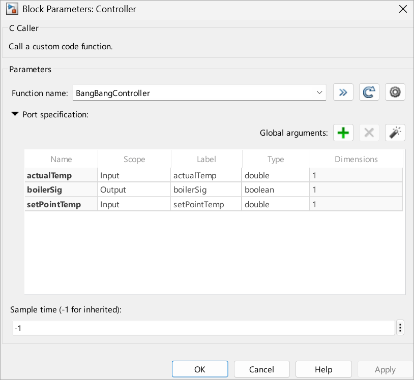 Manually Add and Delete Global Variables from External C Code into Simulink