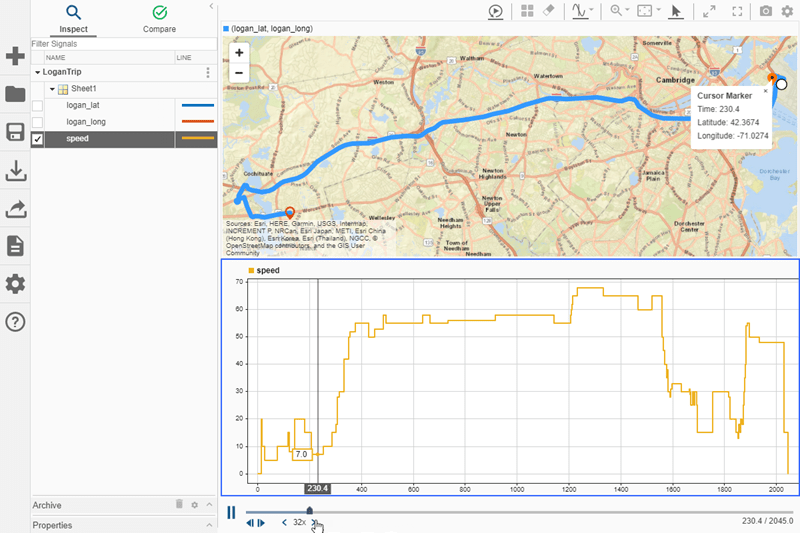 View and Replay Map Data