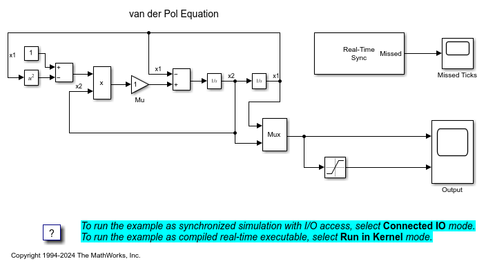 Real Time Van Der Pol Simulation Matlab And Simulink Mathworks India 7389