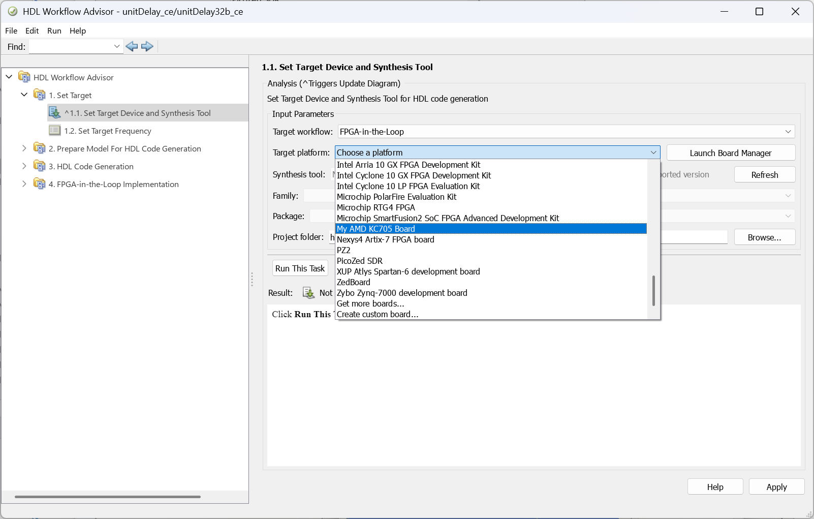 Add Custom Board Definition for FPGA-in-the-Loop Using Gigabit Ethernet