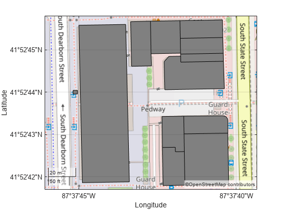 Figure contains an axes object with type geoaxes. The geoaxes object contains an object of type polygon.