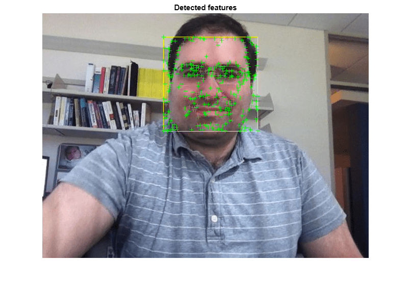 Face Detection and Tracking Using the KLT Algorithm