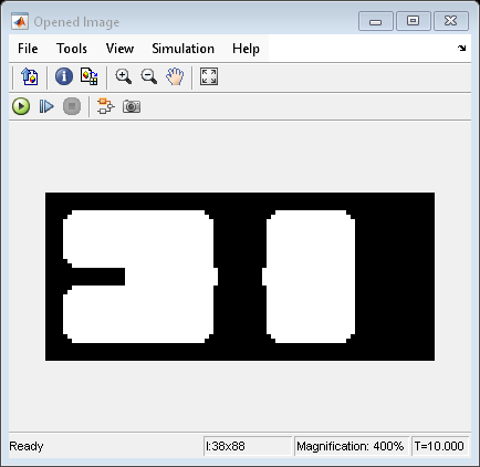 Perform Opening of Binary Image