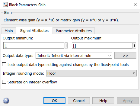 Configure Blocks With Fixed Point Output Matlab Simulink Mathworks India