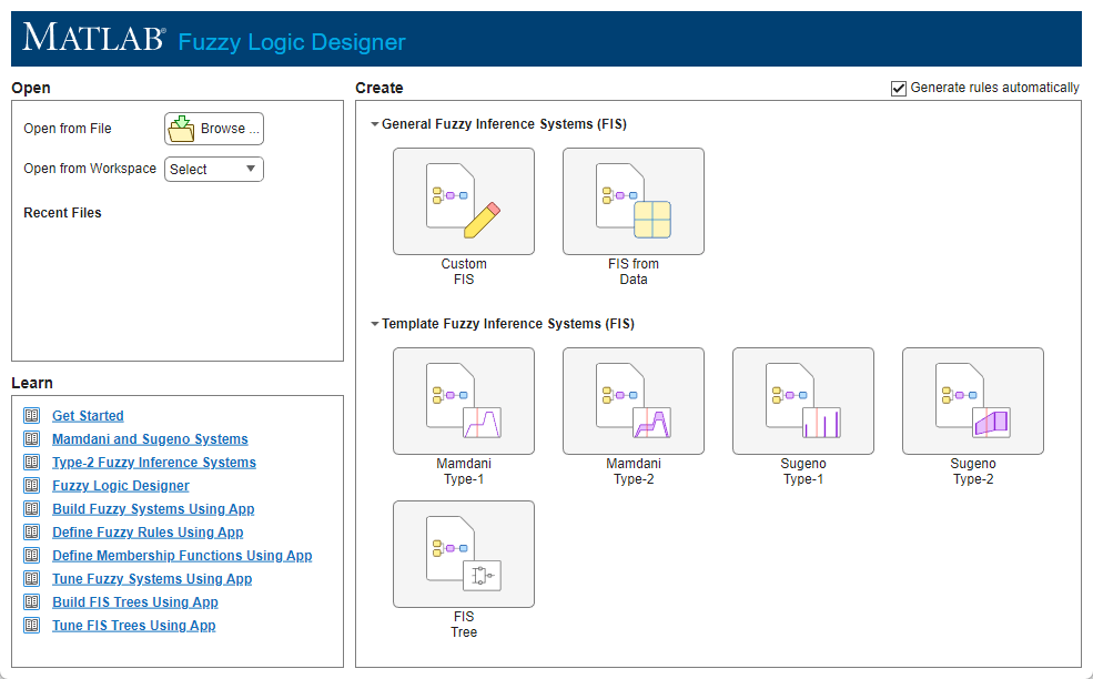 Get Started Using Fuzzy Logic Designer Matlab And Simulink Mathworks India 9413