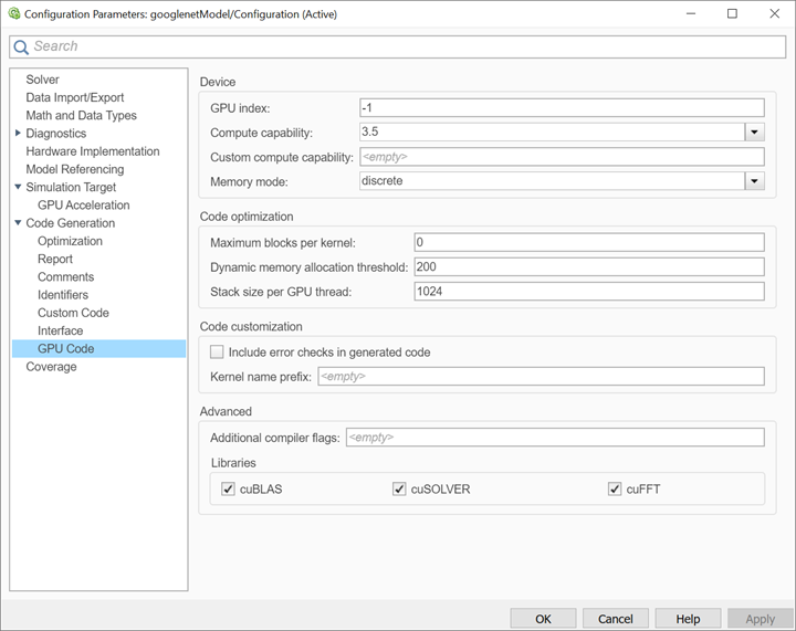 Measure GPU Performance - MATLAB & Simulink Example