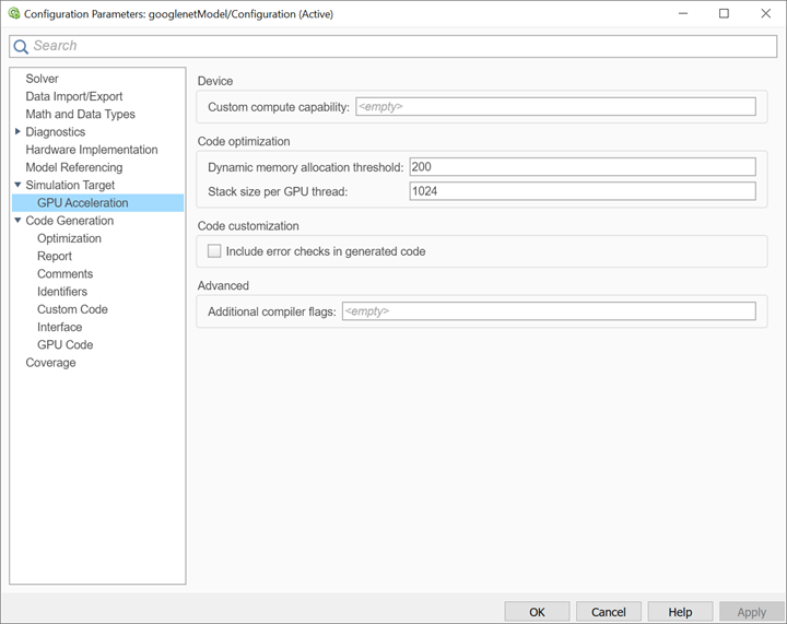 Measure GPU Performance - MATLAB & Simulink Example