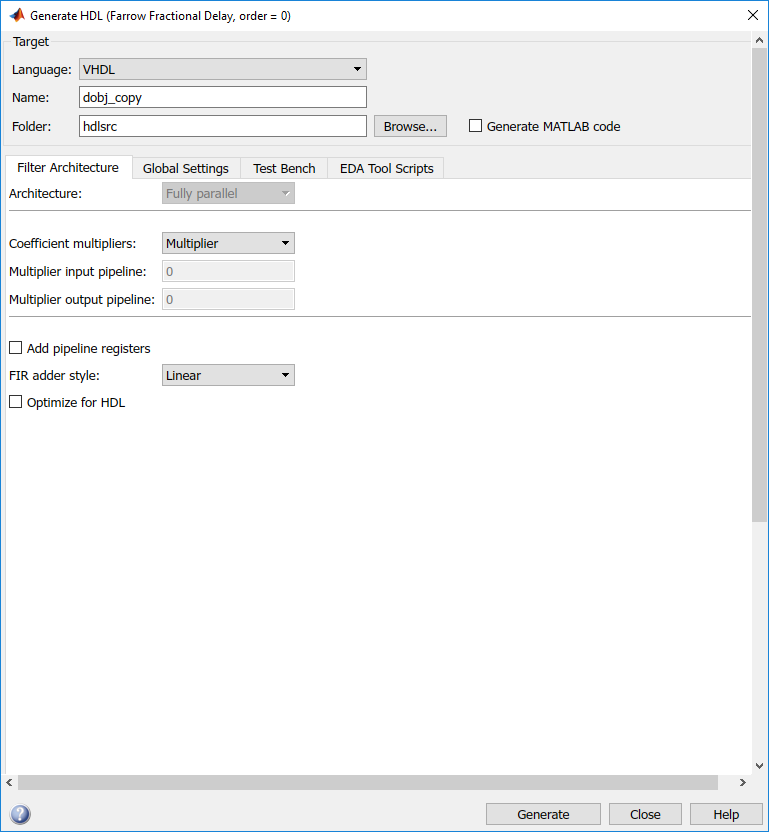 matlab hdl coder examples