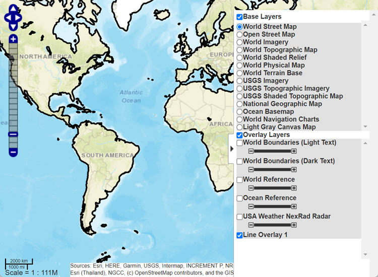 Web map and Layer Manager without marker overlay