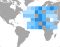 Geographic density plot