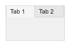 Tab group UI container