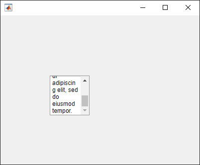 Text area in a UI figure window. The text area is scrolled to the bottom.