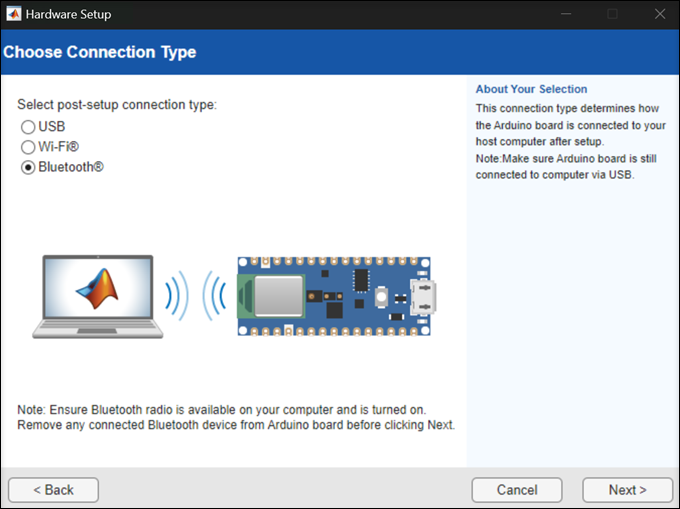 ESP32 hardware board setup - Bluetooth
