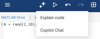 Editor Copilot actions